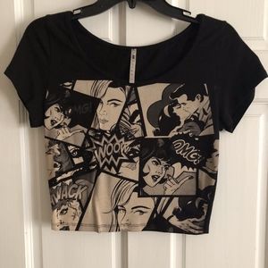 Comic Crop Top